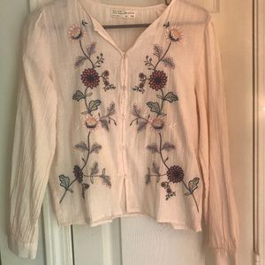 Embroidered Zara Blouse